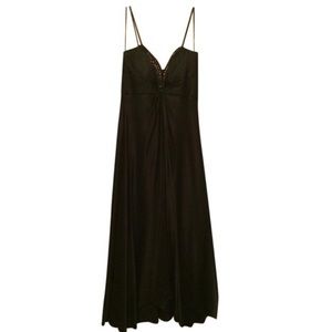 Badgley Mischka black tie floor length gown